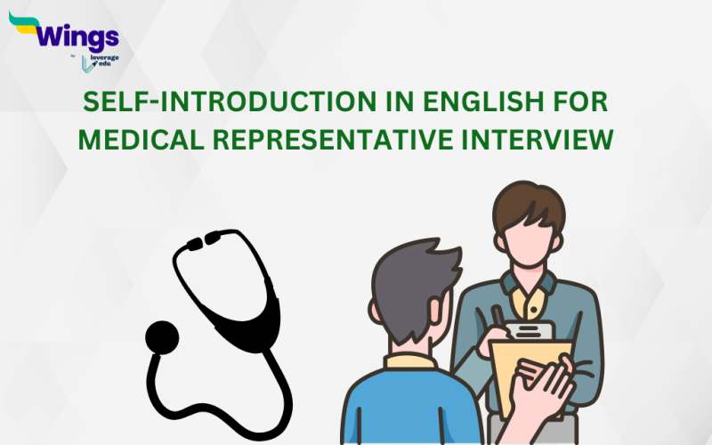 self introduction in english for medical representative interview