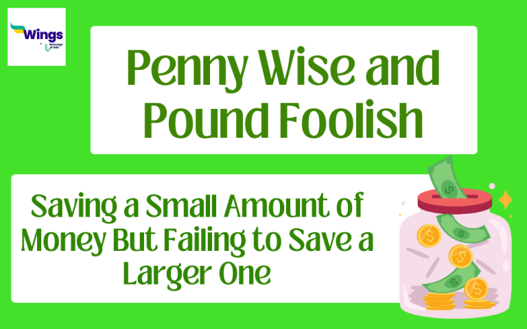 Penny Wise And Pound Foolish