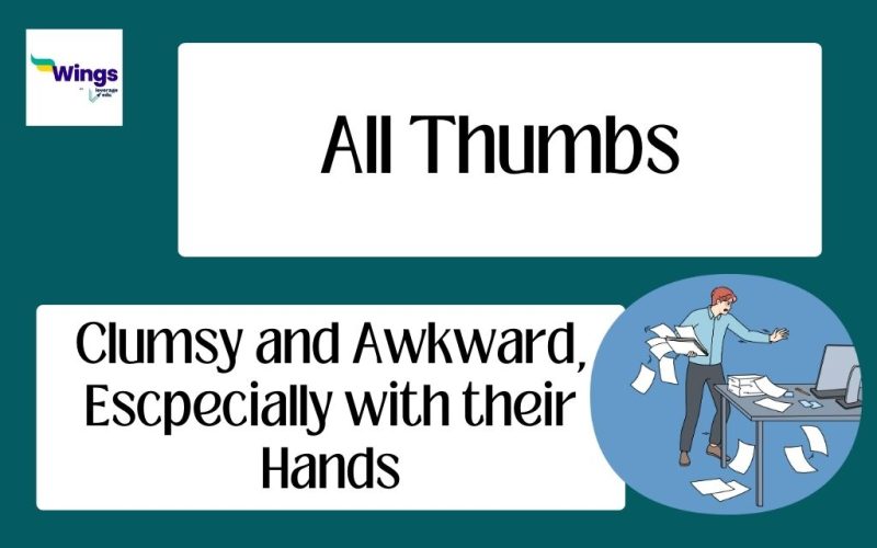 all thumbs