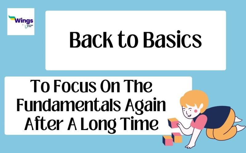 back to basics meaning