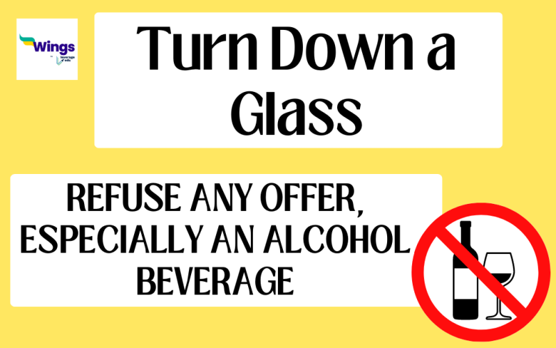 Turn down a glass