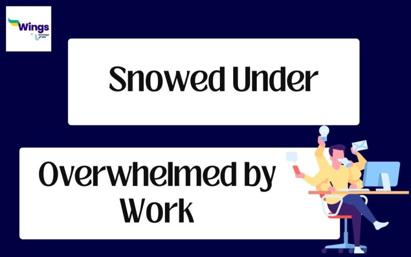 snowed under Meaning