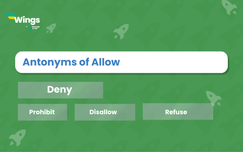 Antonyms of Allow