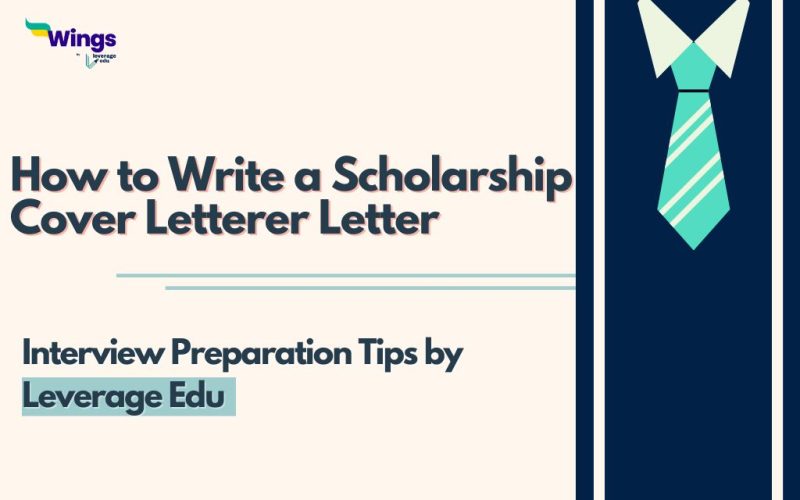 Scholarship Cover Letter