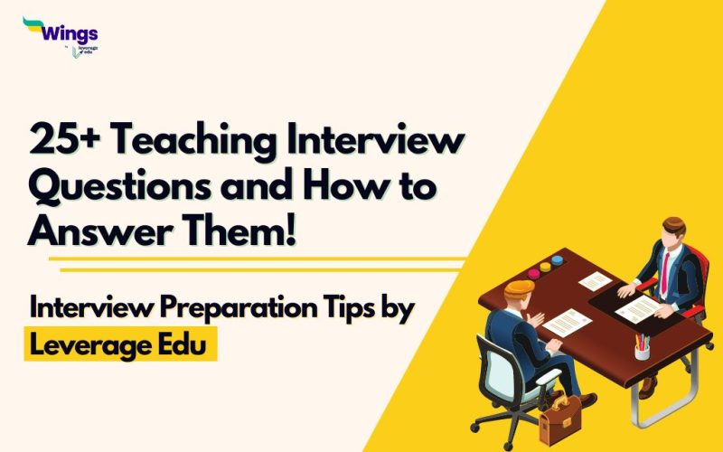 Teaching Interview Questions