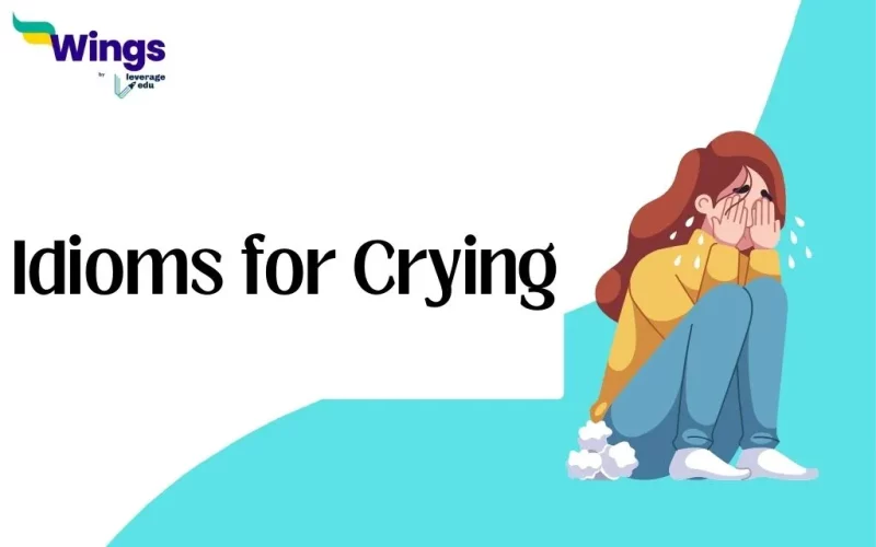 idioms for crying