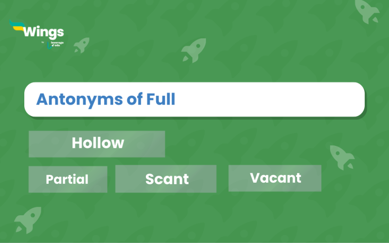 antonyms of full