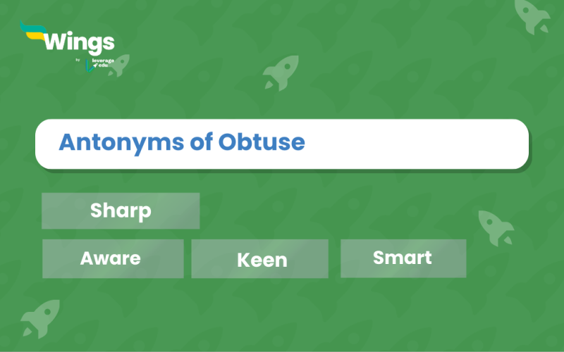 Obtuse antonyms