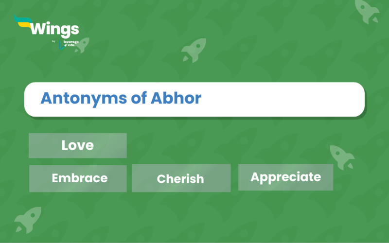 Abhor Antonyms