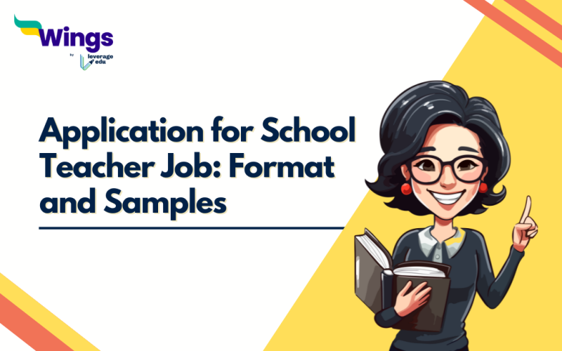 Application for School Teacher Job Format and Samples