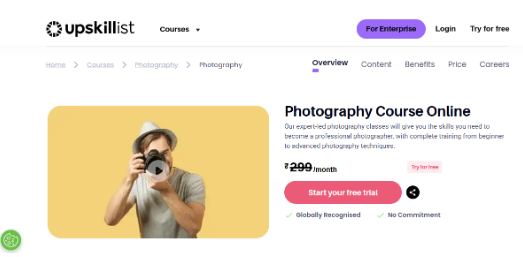 photography courses online