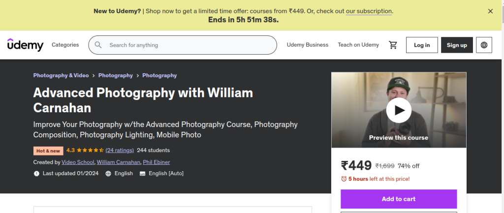 Photography Courses Online