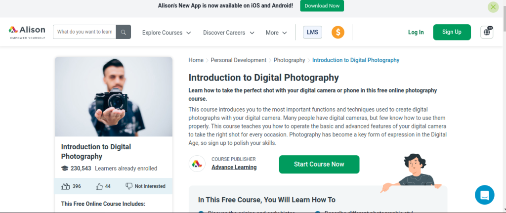 Photography Courses Online