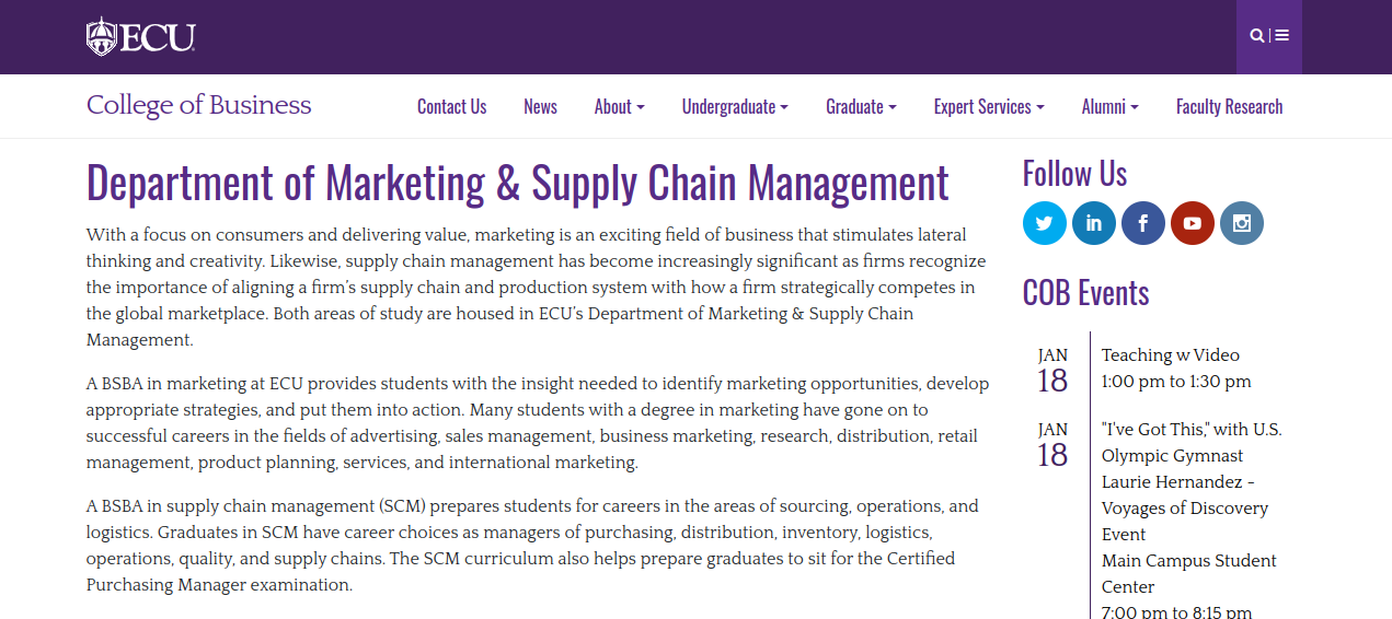 best online supply chain management degree