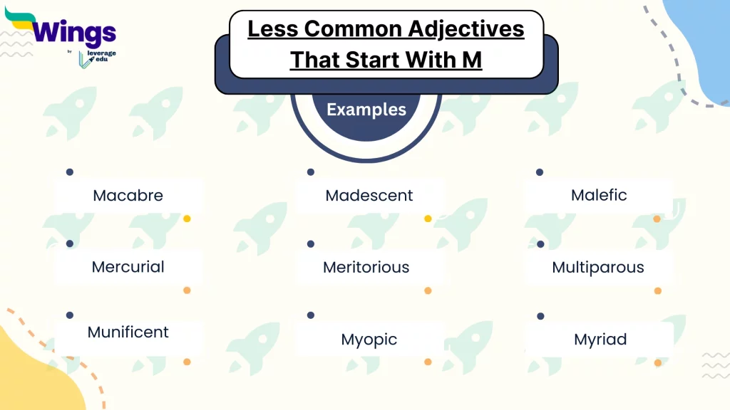 Less Common Adjectives That Start With M