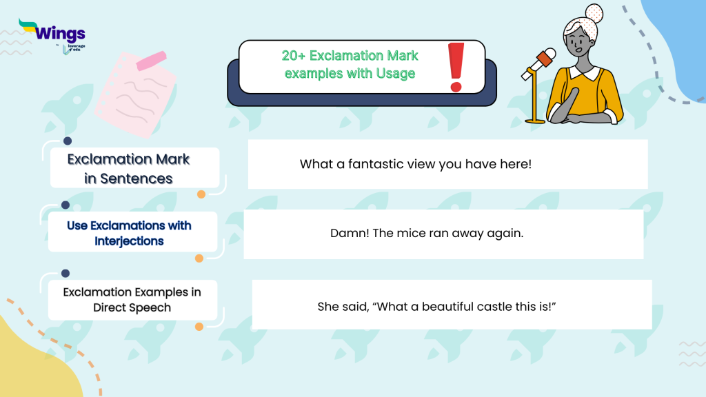 Exclamation Mark examples