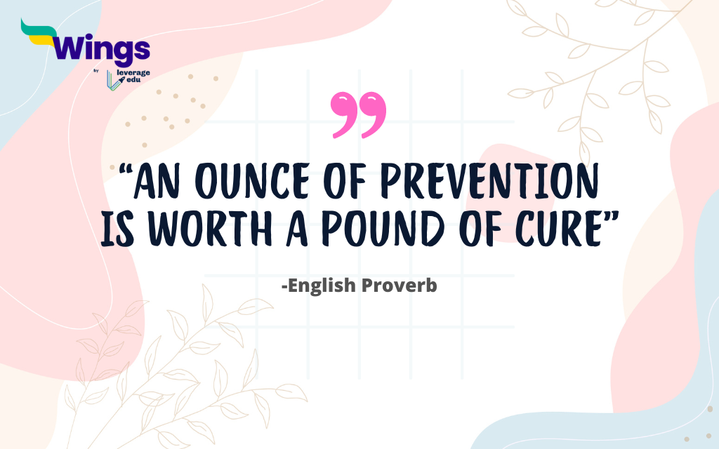English proverbs for health