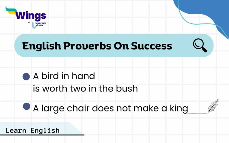 13 Popular English Proverbs On Success (With Explanation) | Leverage Edu