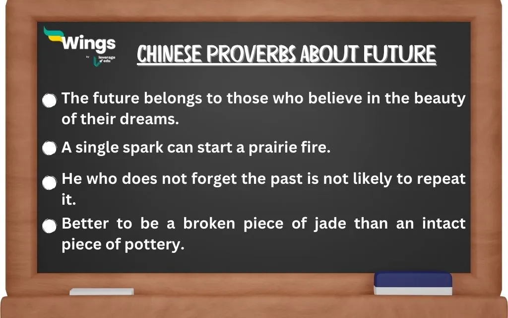 Chinese proverbs about future