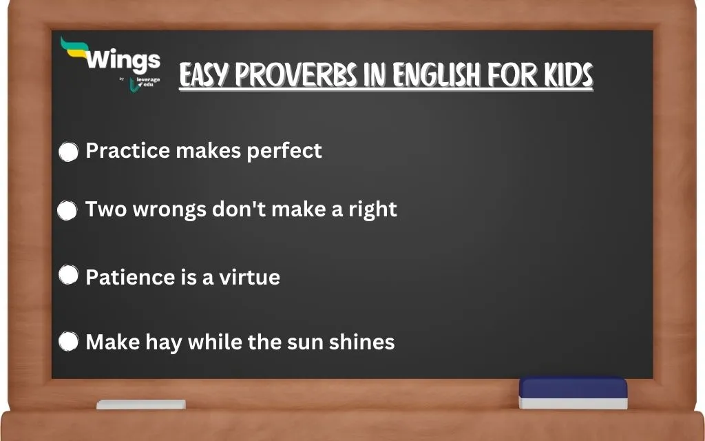 Proverbs in English for Kids