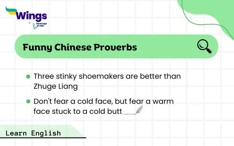 Funny Chinese Proverbs