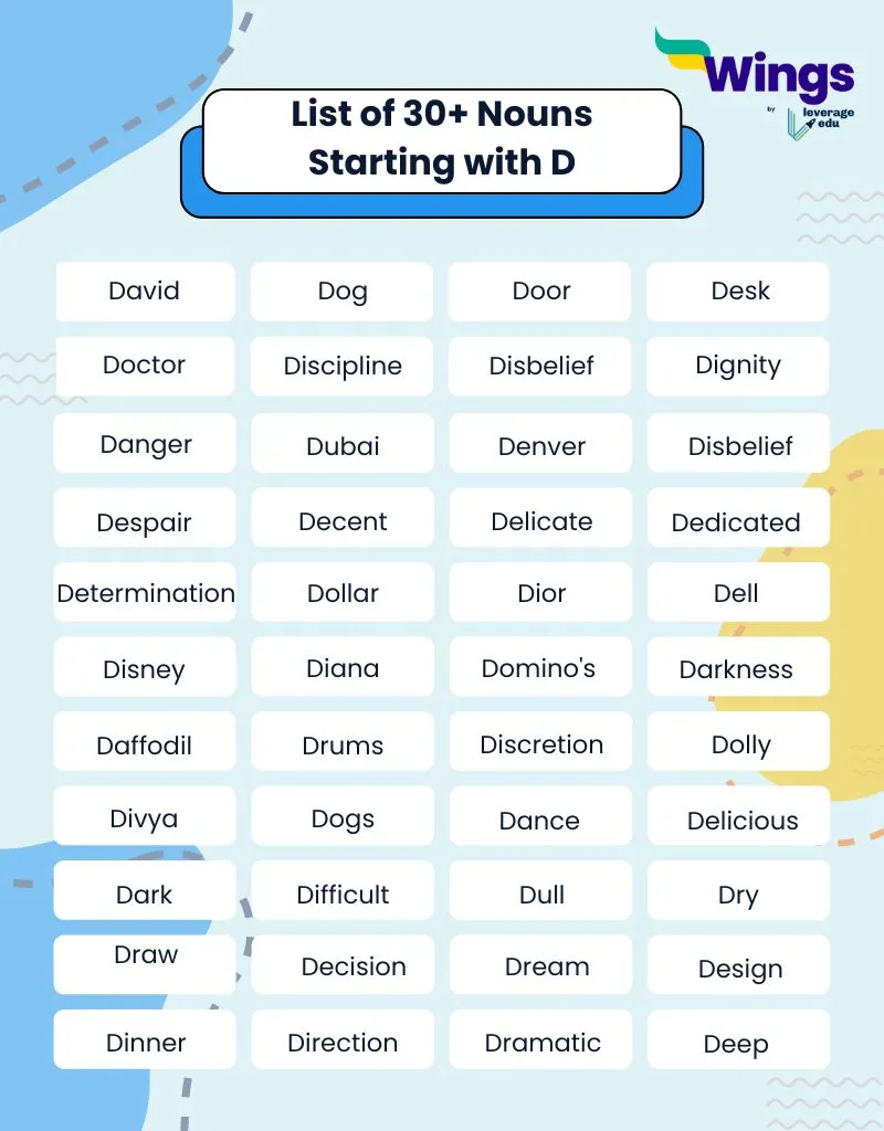 Nouns Starting with D
