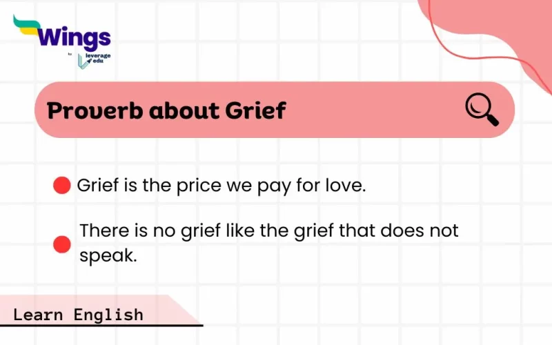 Proverb about Grief