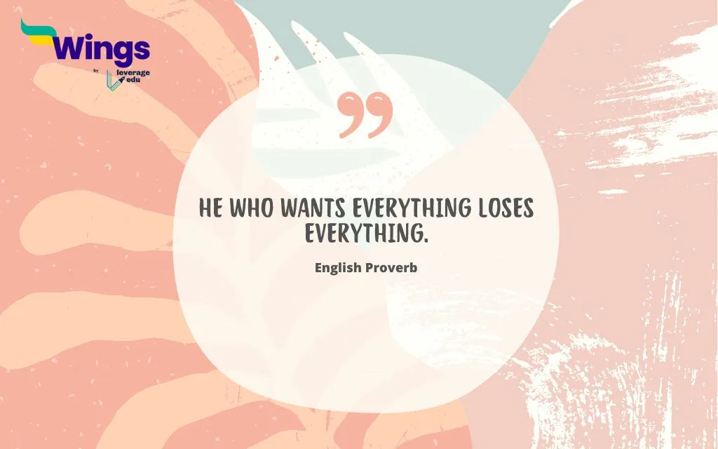 proverbs on greediness