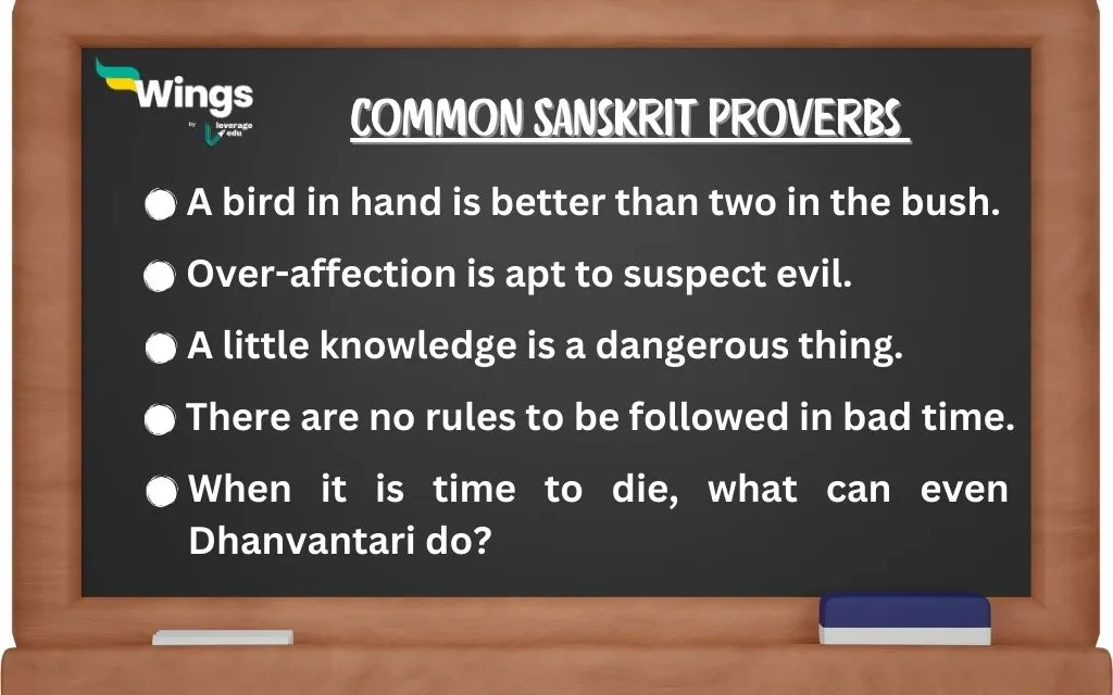 Common Sanskrit Proverbs