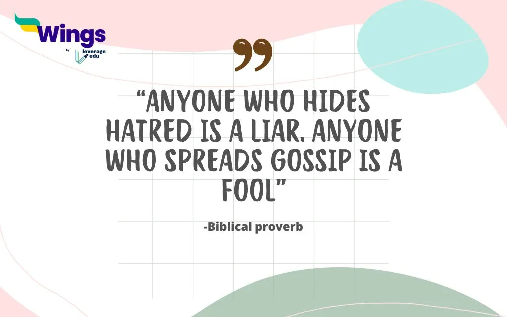 Proverbs about Dishonesty