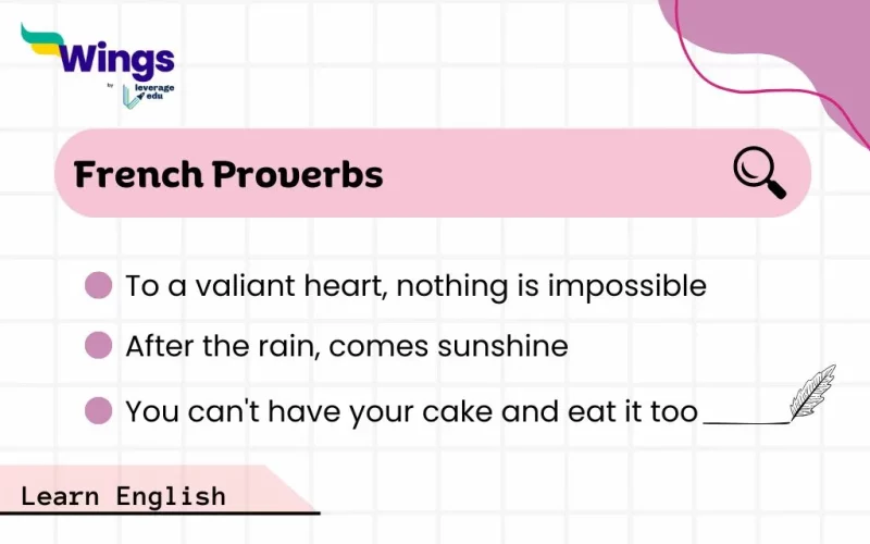 French Proverbs