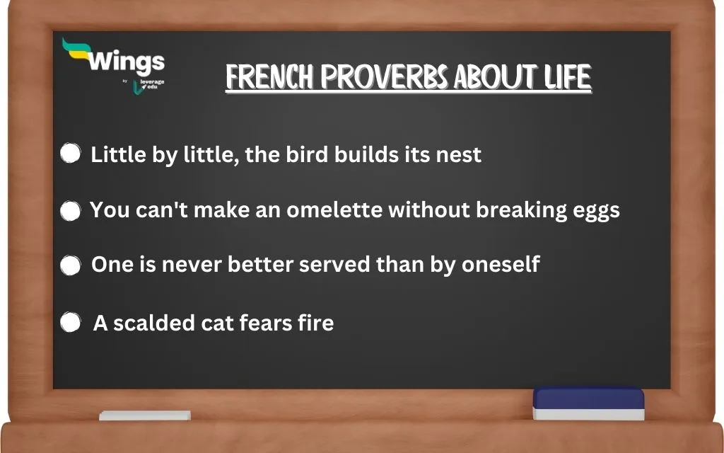French Proverbs about Life