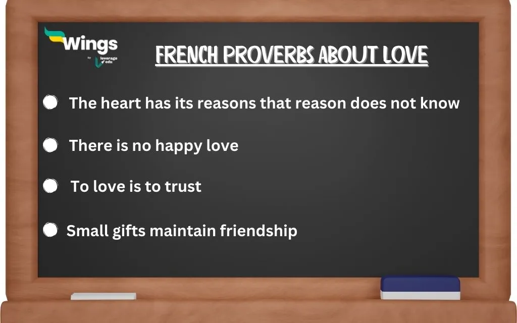 French Proverbs About Love