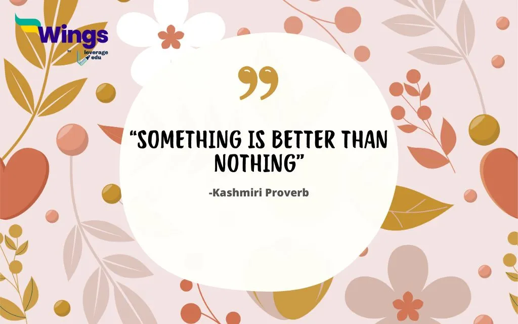 Something is better than nothing: Meaning