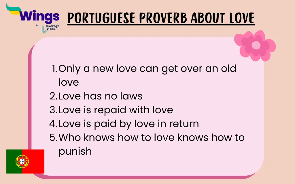 Portuguese Proverb About Love