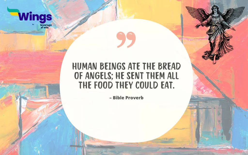 Proverbs about angels