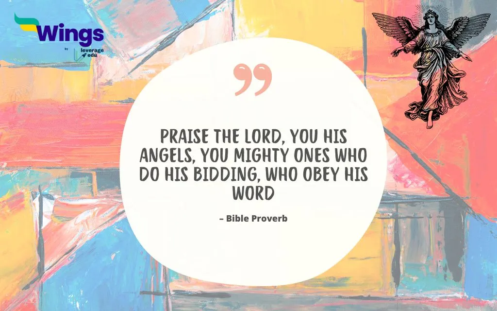 Proverbs about angels