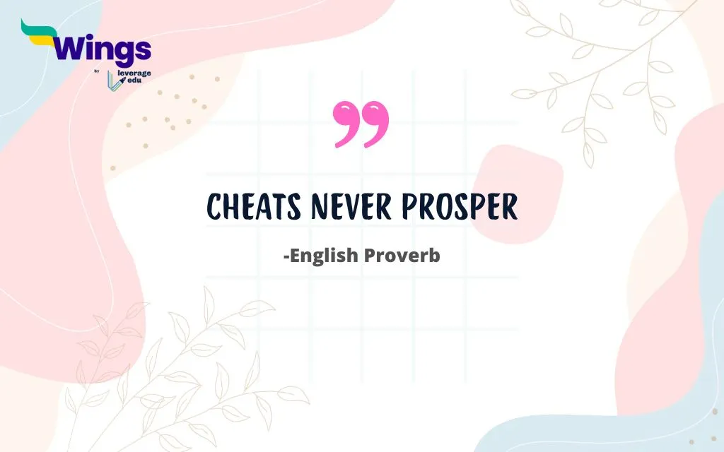 Cheats Never Prosper