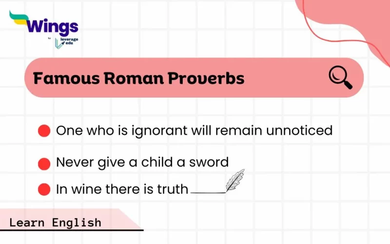 Famous Roman Proverbs