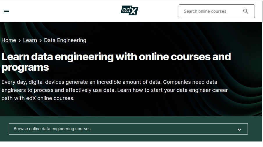 data engineer course online