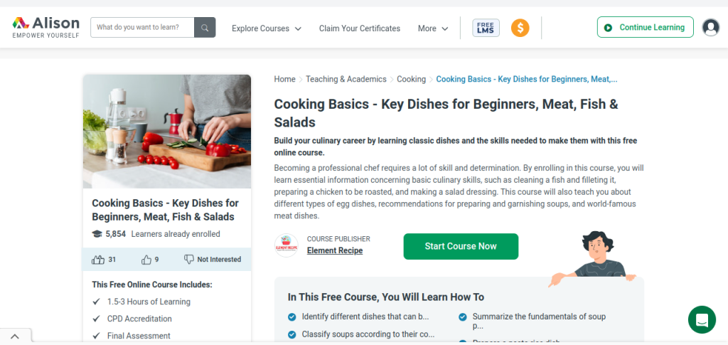 Online Cooking Classes for Adults