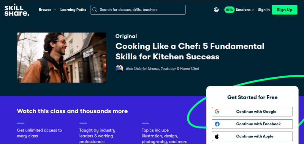 Online Cooking Classes for Adults