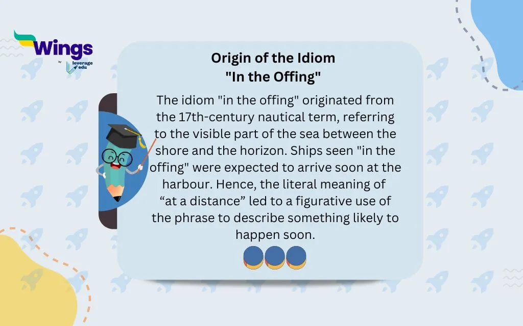 In the offing idiom
