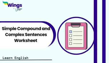 Simple Compound and Complex Sentences Worksheet 