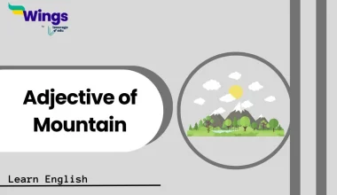 Adjective of Mountain