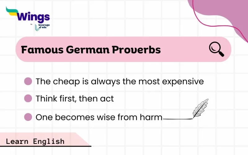 Famous German Proverbs