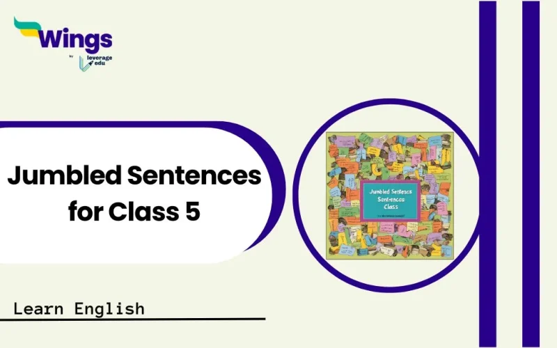 jumbled sentences for class 5