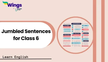 Jumbled Sentences for Class 6