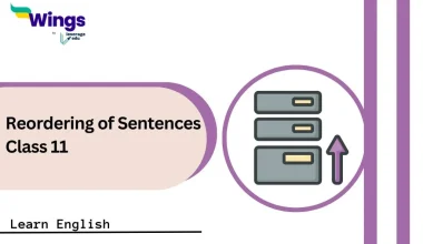 Reordering of Sentences Class 11