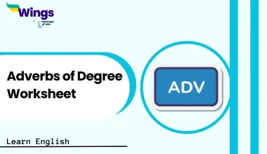 Adverbs of Degree Worksheet